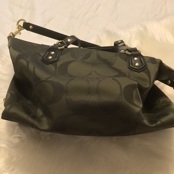 Coach Satchel | Dark Green | EUC - Picture 3 of 9